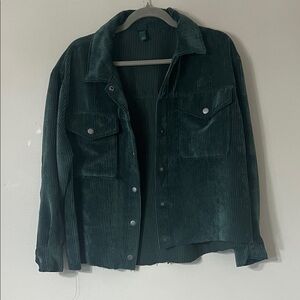 Wild Fable Green Corduroy Jacket